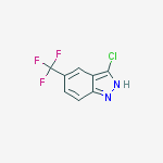 Structure of 1H-Indazole-3-methanamine, 7-chloro-