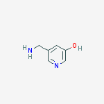 5-(Aminomethyl)pyridin-3-ol结构式