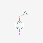 Structure of 1-Cyclopropoxy-4-iodobenzene