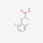 Propanoic acid, 2-(2,6-dimethylphenoxy)-结构式