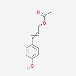 Structure of Phenol, 4-[3-(acetyloxy)-1-propenyl]-