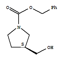 Structure of (S)-1-CBZ-3-HYDROXYMETHYLPYRROLIDINE