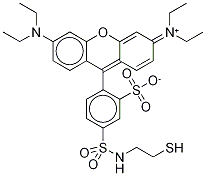 SULFORHODAMINEAMIDOETHYL MERCAPTAN结构式