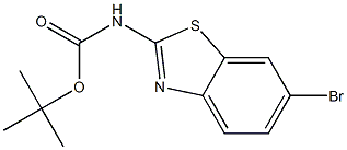 tert-butyl 6-bromobenzo[d]thiazol-2-ylcarbamate结构式