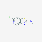 Structure of 6-chlorothiazolo[4,5-c]pyridin-2-amine