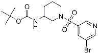 Structure of tert-butyl 1-(5-broMopyridin-3-ylsulfonyl)piperidin-3-ylcarbaMate