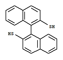 Structure of 1,1-Binaphthalene-2,2-dithiol, (1S)-