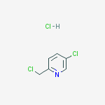 Structure of Pyridine, 5-chloro-2-(chloroMethyl)-, hydrochloride