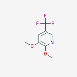 Structure of 2,3-Dimethoxy-5-(trifluoromethyl)pyridine