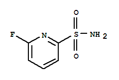 Structure of 2-PYRIDINESULFONAMIDE,6-FLUORO-