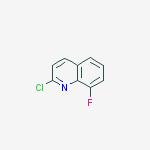 Structure of 2-Chloro-8-fluoroquinoline