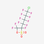 Structure of 3-(4-chloro-1,1,2,2,3,3,4,4-octafluorobutyl)-3,4,4-trifluorooxathietane 2,2-dioxide