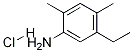 Structure of 5-ethyl-2,4-dimethylaniline;hydrochloride