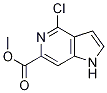 2H-Pyrrolo[2,3-b]pyridin-2-one, 6-chloro-1,3-dihydro-4-methoxy-结构式