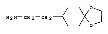 Structure of 2-(1,4-DIOXA-SPIRO[4.5]DEC-8-YL)-ETHYLAMINE