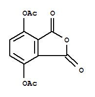 Structure of 3,6-DIACETOXYPHTHALIC ACID ANHYDRIDE