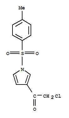 Structure of 3-(CHLOROACETYL)-1-TOSYLPYRROLE