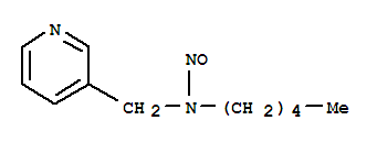 Structure of N-NITROSOPENTYL-(3-PICOLYL)AMINE