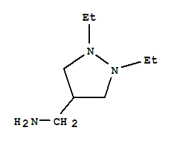 4-Pyrazolidinemethanamine,  1,2-diethyl-结构式
