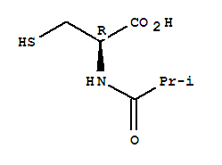Chemical structure of I-BUT-CYS-OH