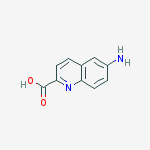 Structure of 2-QUINOLINECARBOXYLIC ACID 6-AMINO-