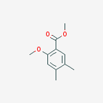 Structure of Methyl 2-methoxy-4,5-dimethylbenzoate