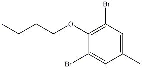 Chemical structure of 1,3-Dibromo-2-butoxy-5-methylbenzene
