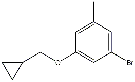 Structure of 1-Bromo-3-(cyclopropylmethoxy)-5-methylbenzene