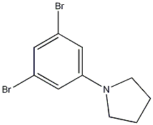 Structure of 1-(3,5-Dibromophenyl)pyrrolidine