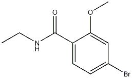 4-Bromo-N-ethyl-2-methoxybenzamide结构式