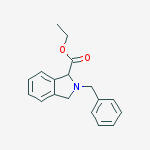 Structure of 2-Benzyl-2,3-dihydro-1H-isoindole-1-carboxylic acid ethyl ester
