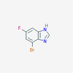 Structure of 4-BROMO-6-FLUORO-1H-BENZIMIDAZOLE