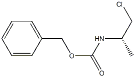 Structure of (S)-benzyl 1-chloropropan-2-ylcarbamate