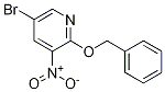 Structure of 2-(benzyloxy)-5-bromo-3-nitropyridine