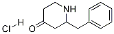 Structure of 2-benzylpiperidin-4-one hydrochloride
