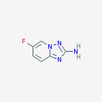 Structure of 6-fluoro-[1,2,4]triazolo[1,5-a]pyridin-2-amine