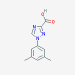 Structure of 1-(3,5-Dimethylphenyl)-1H-1,2,4-triazole-3-carboxylic acid
