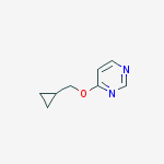 Structure of 4-(cyclopropylmethoxy)pyrimidine