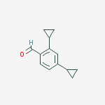 Structure of 2,4-Dicyclopropylbenzaldehyde