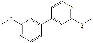 2'-Methoxy-N-methyl-[4,4'-bipyridin]-2-amine结构式