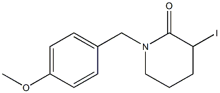 Structure of 3-iodo-1-(4-methoxybenzyl)piperidin-2-one