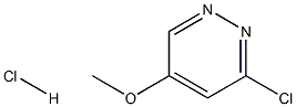 Structure of 3-chloro-5-methoxypyridazine hydrochloride