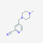 Structure of 4-((4-Methylpiperazin-1-yl)methyl)picolinonitrile