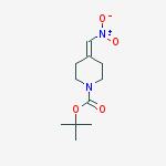 Structure of tert-Butyl 4-(nitromethylene)piperidine-1-carboxylate