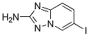 Structure of 6-iodo-[1,2,4]triazolo[1,5-a]pyridin-2-amine