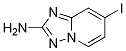 Structure of 7-iodo-[1,2,4]triazolo[1,5-a]pyridin-2-amine