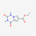 Structure of Ethyl2,4-dioxo-1,2,3,4-tetrahydropyrrolo[2,1-f][1,2,4]triazine-6-carboxylate