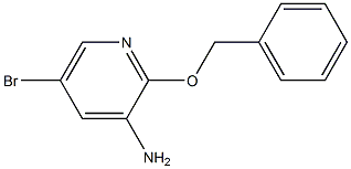 Structure of 2-(benzyloxy)-5-bromopyridin-3-amine