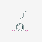 Structure of 1-butyl-3,5-difluorobenzene