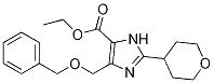 Structure of ethyl 4-(benzyloxymethyl)-2-(tetrahydro-2H-pyran-4-yl)-1H-imidazole-5-carboxylate